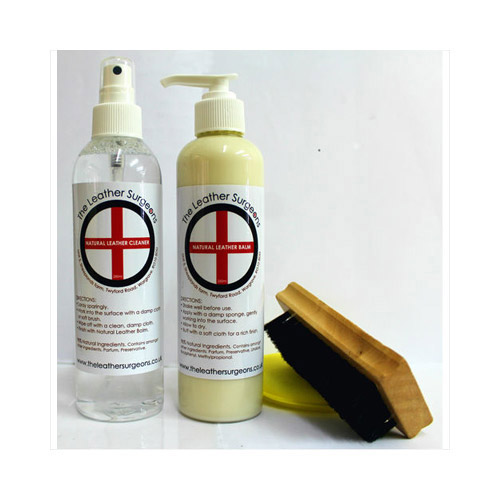Leather care and repair kit