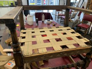 Antique dining chairs upholstery, start at the beginning