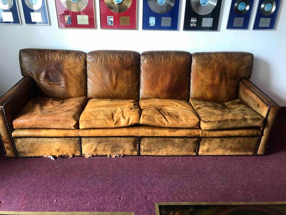 Antique Leather Sofa Restoration The, Damaged Leather Sofa