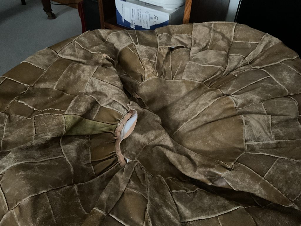 Desede beanbag before restoration