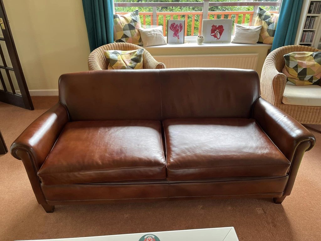 Laura Ashley sofa reupholstery